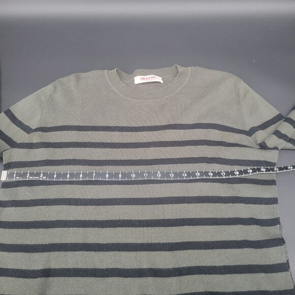 Organic John Patrick Striped Cashmere Sweater Medium - Picture 5 of 6